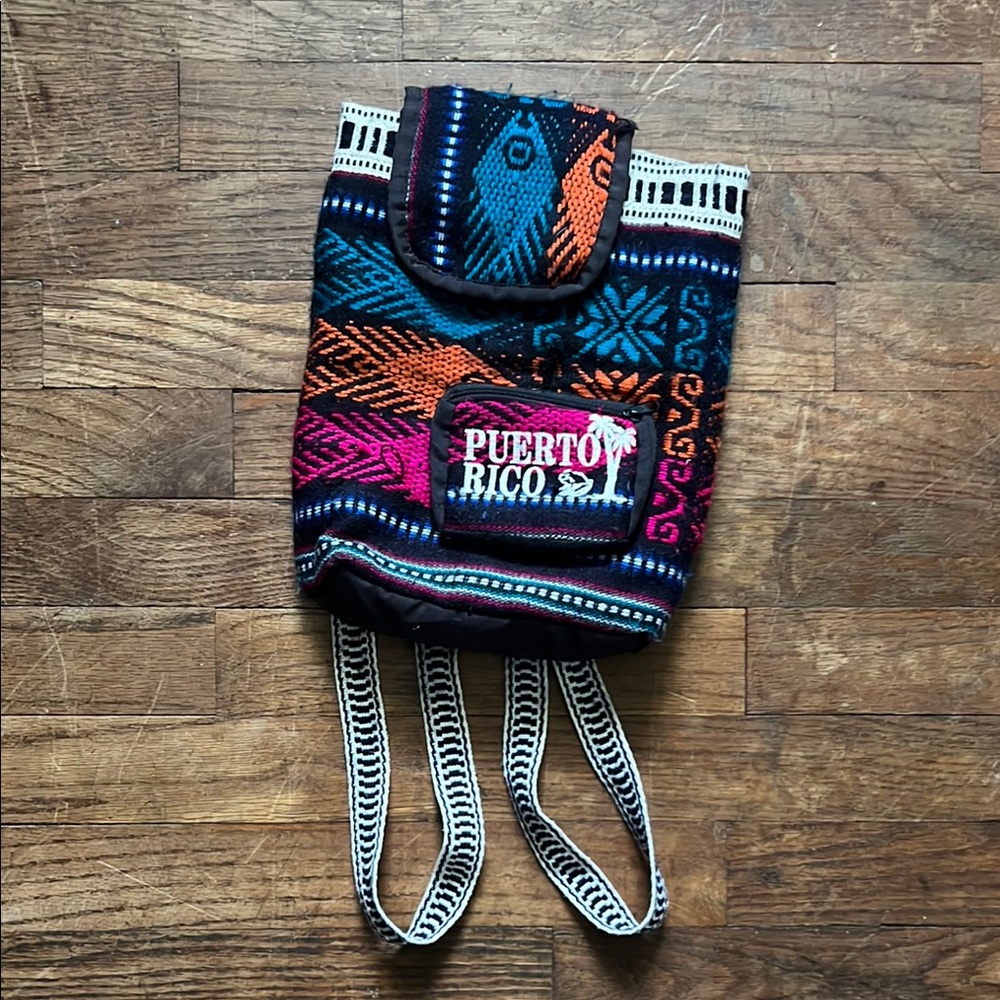 Colorful Patterned Backpack